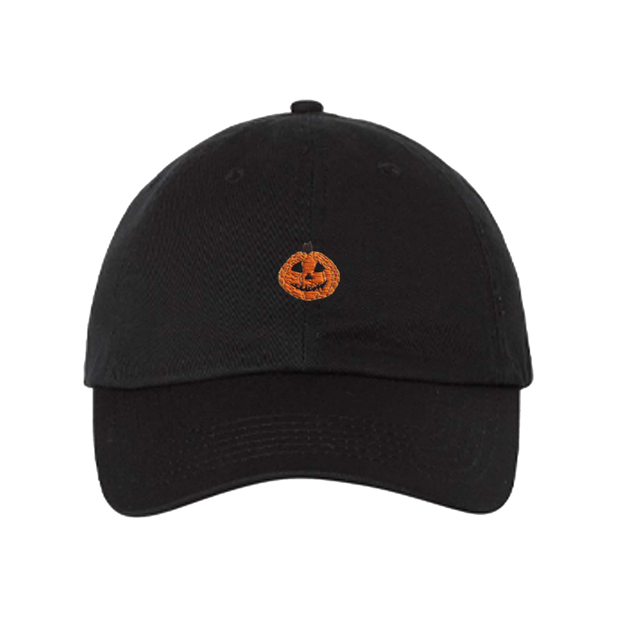 Hand Embroidered Jack O'lantern Hat | Halloween Cotton Ball Cap - Etsy