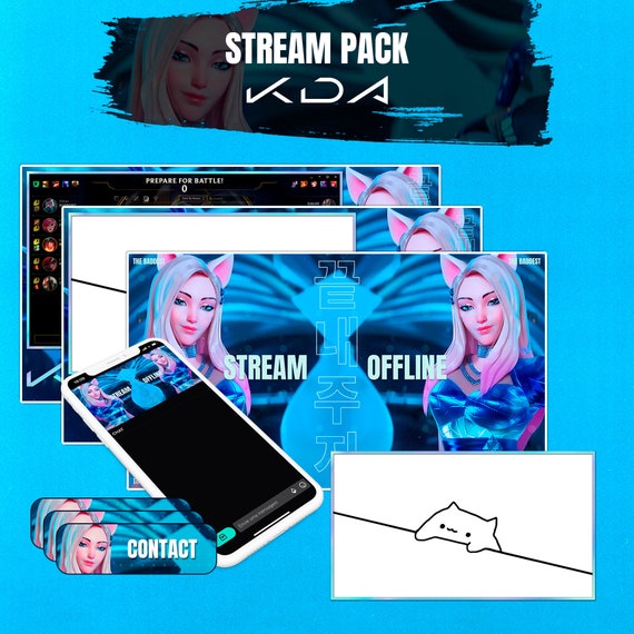 K/DA Stream Pack Overlay | Etsy