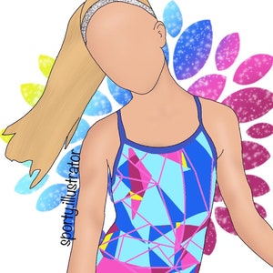 1 person custom drawing