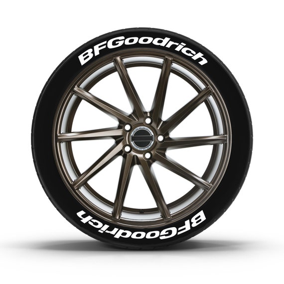 Reifen Aufkleber BF Goodrich 25mm High Performance Reifen Schriftzug Full  Kit enthalten - .de