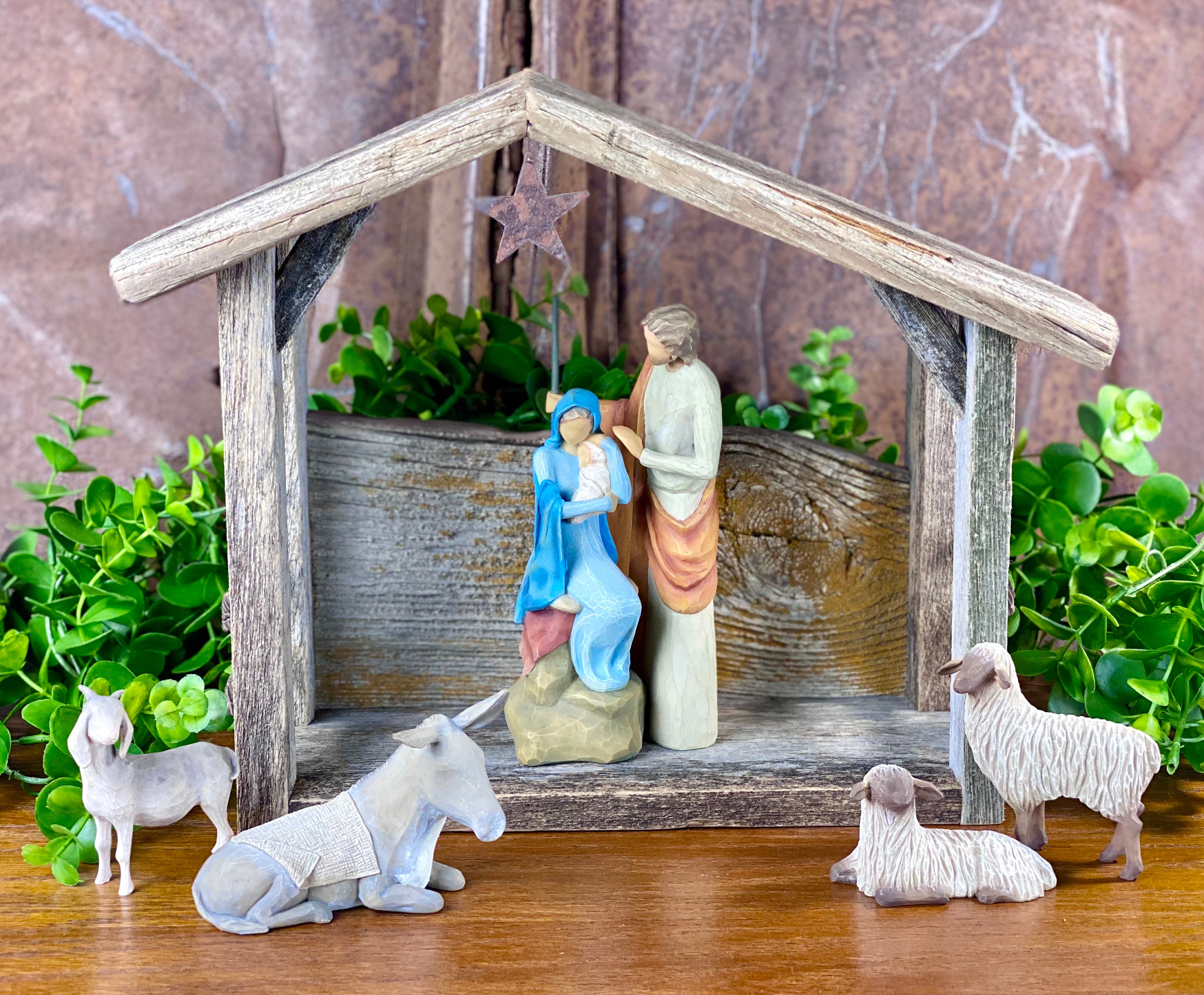 Willow Tree Shepherd And Stable Animals 7 Hand-Painted Resin Figure Set  (26105) For Sale Online | Willow Tree Hand Painted Sculpted Figures,  Nativity Sets Shepherd Stable Animals, 4/piece Holiday Ornaments_qq |  