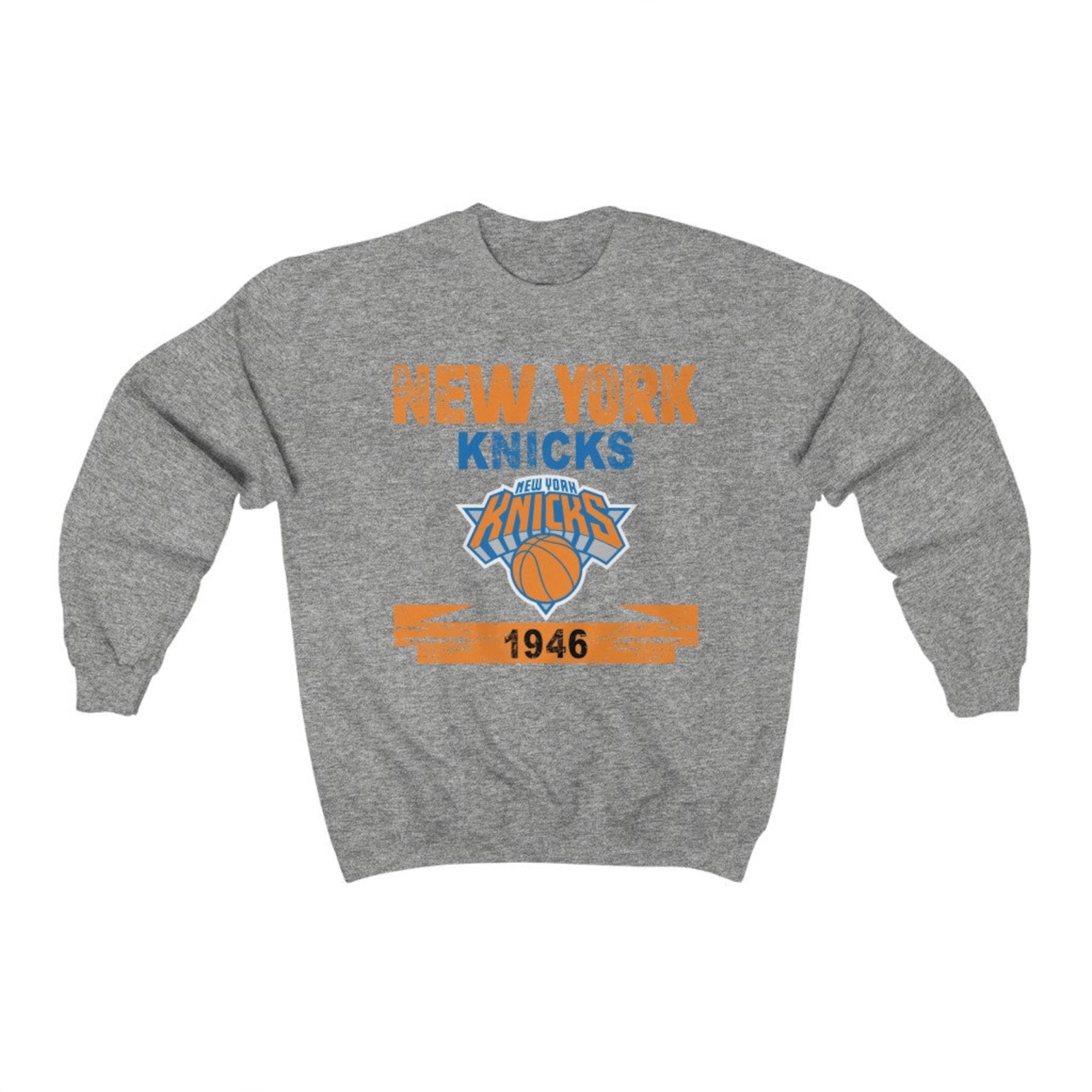 New York Knicks Crewneck Sweatshirt Etsy