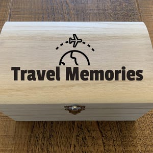 Boîte à souvenirs de vacances, boîte de voyage souvenir, voyage, idée cadeau vacances, souvenirs