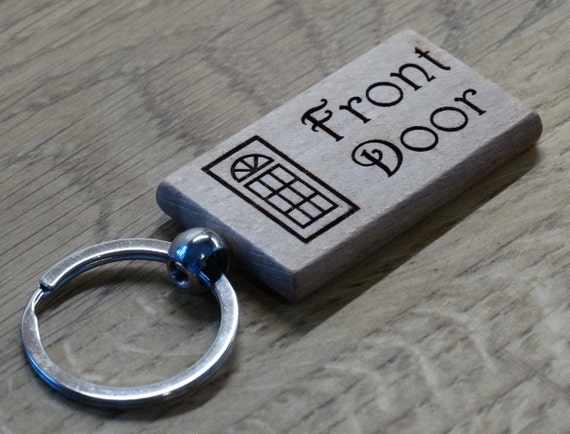 Personalised Bar Keyring Metal Keychain Fob Custom Engraved Text 3