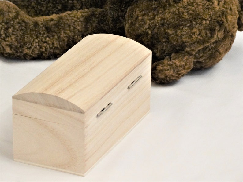 Personalised Wooden Treasure Chest Engraved With a Message Etsy UK