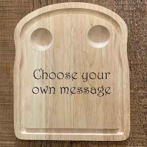 Personalised Egg & Toast Board. Egg and Soldiers, Breakfast Dippy Egg Board. Easter, Mother&#39;s/ Father&#39;s Day, Birthday, Christmas Gift idea