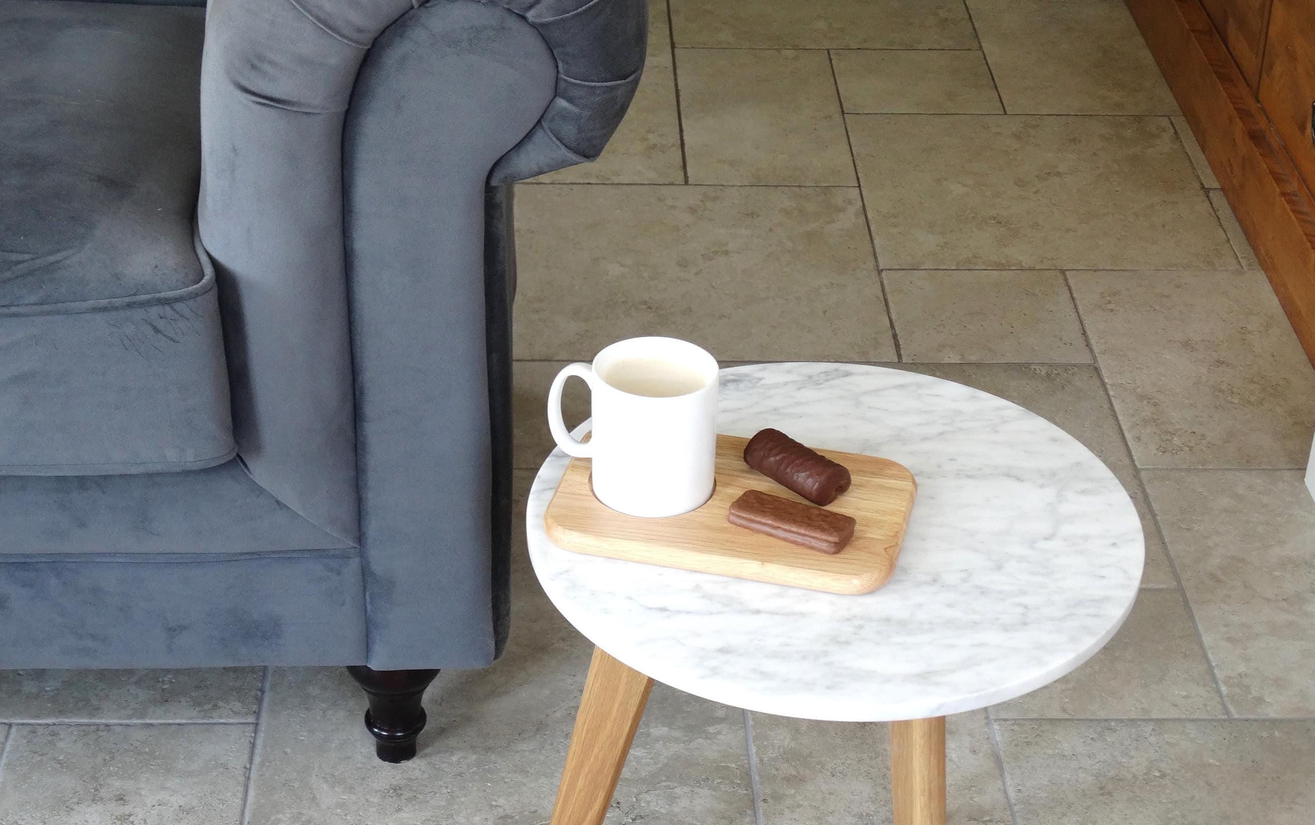 Personalised Wooden Tea And Biscuit Board Gift Idea, Petsonalised Tea Board, Coffee Serving Tray, Engraved Birthday And Christmas Present.