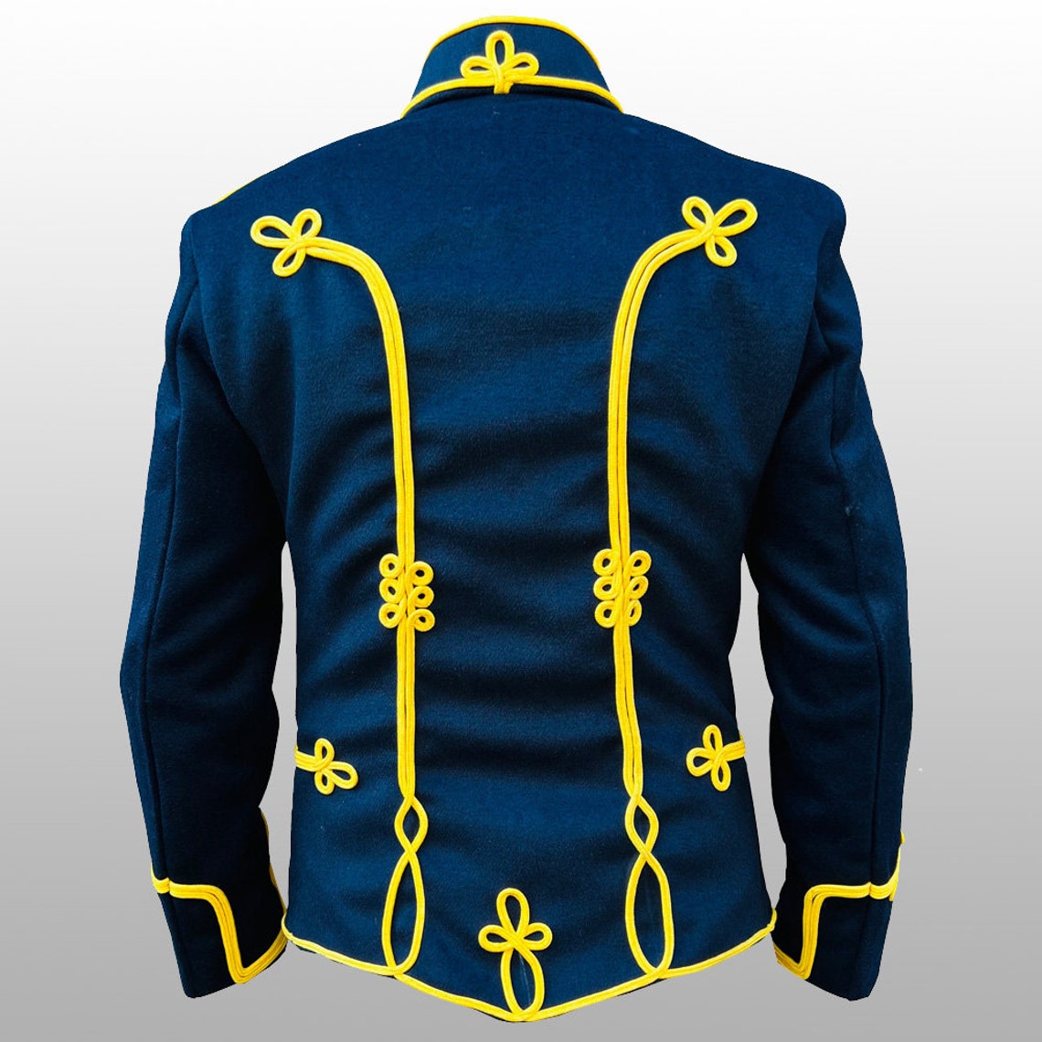 Navy Blue Hussars Jacket Blue Hussars Tunic Jacket Military Etsy
