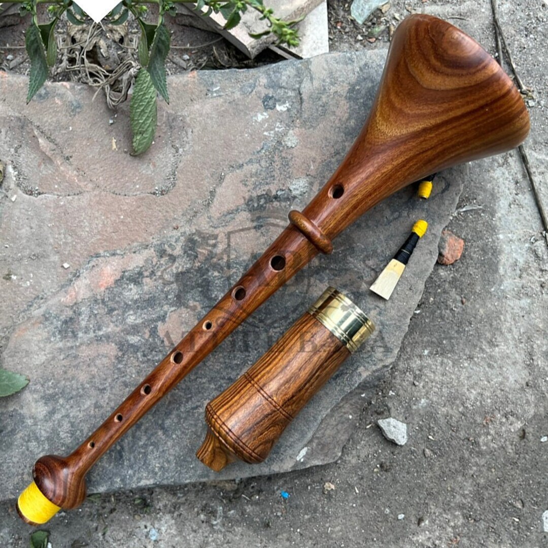 Rosewood RAUSCHPFEIFE in Small A Wooden Shawm Instrument With Etsy