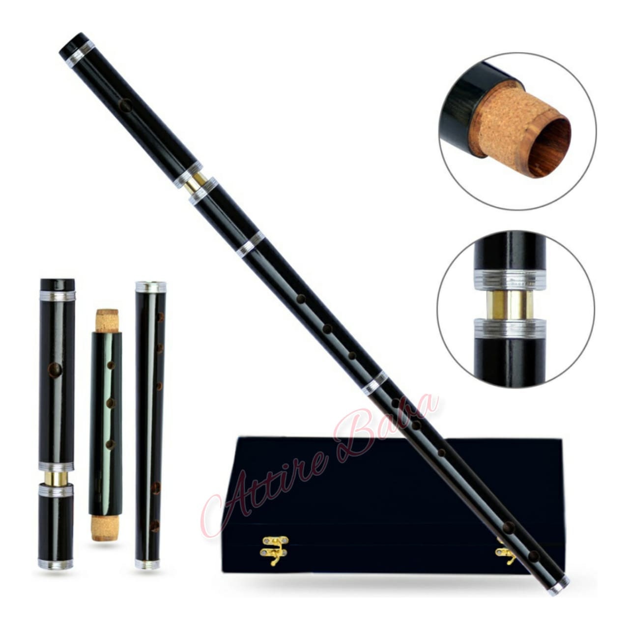 Handmade Black Irish Flute Professional Rosewood Flute Student Level …
