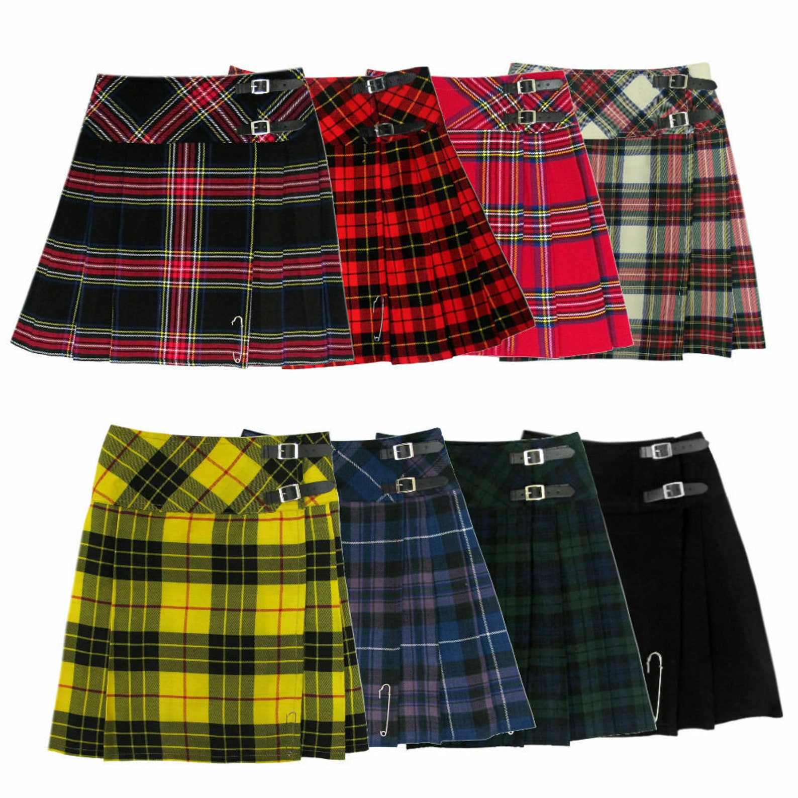 Ladies Handmade 20 Inch Length Kilt Scottish Kilts For Etsy