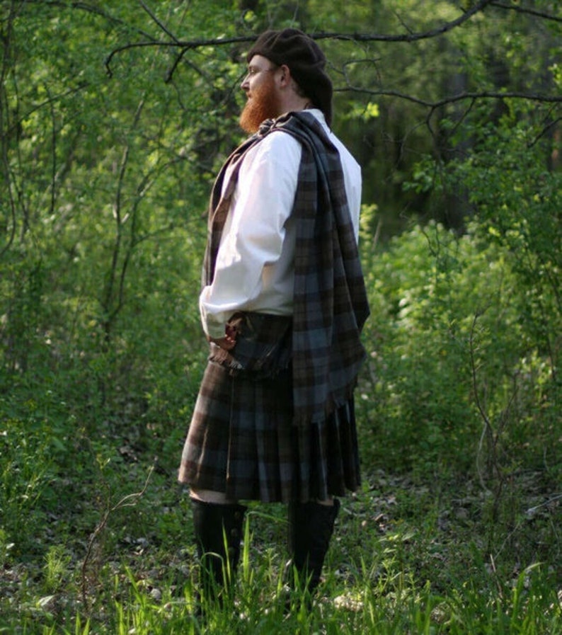 Highland New Great Kilt Handmade Scottish Tartan Great Kilts Etsy