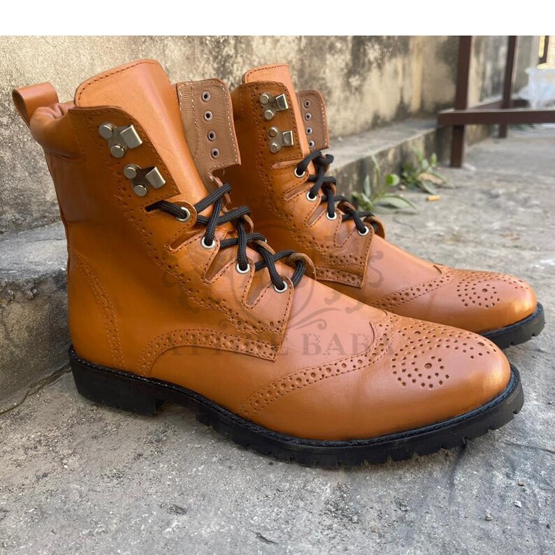 Kilt Ghillie Brogue Scottish Kilt Boots Rubber Sole Kilt Etsy