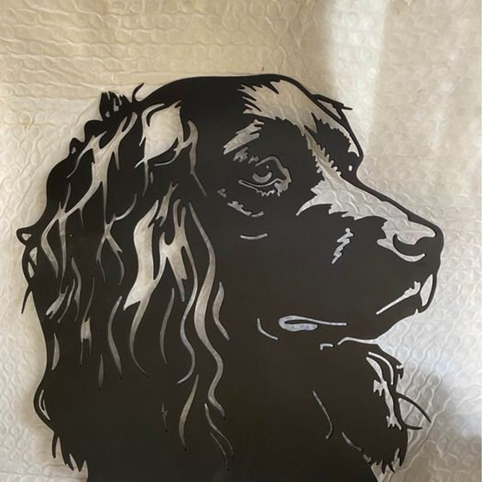Cocker Spaniel Metal Wall Art Garden Art Ornament Dog Etsy UK