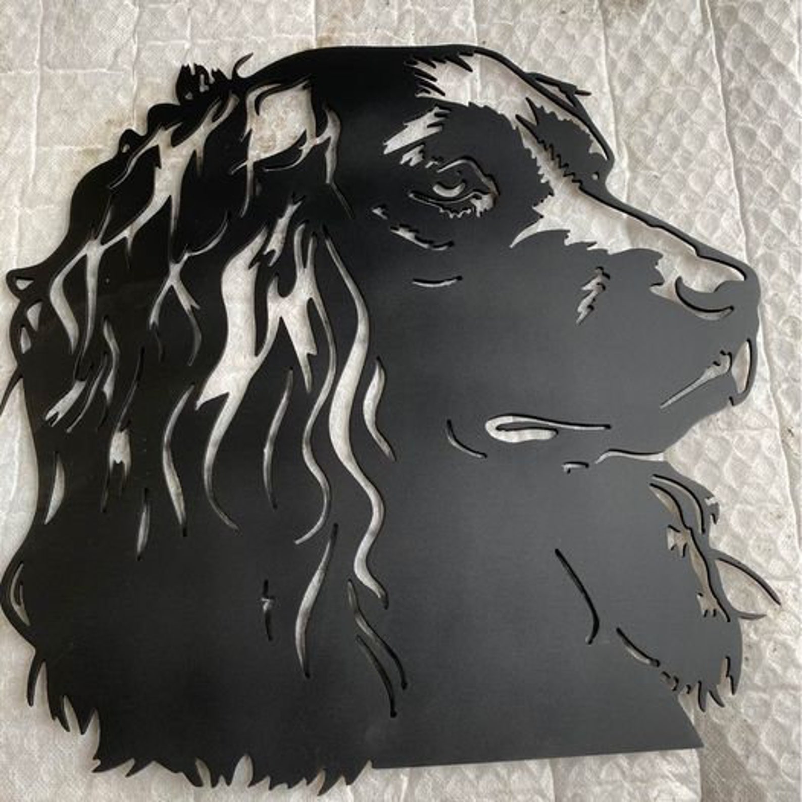 Cocker Spaniel Metal Wall Art Garden Art Ornament Dog Etsy UK