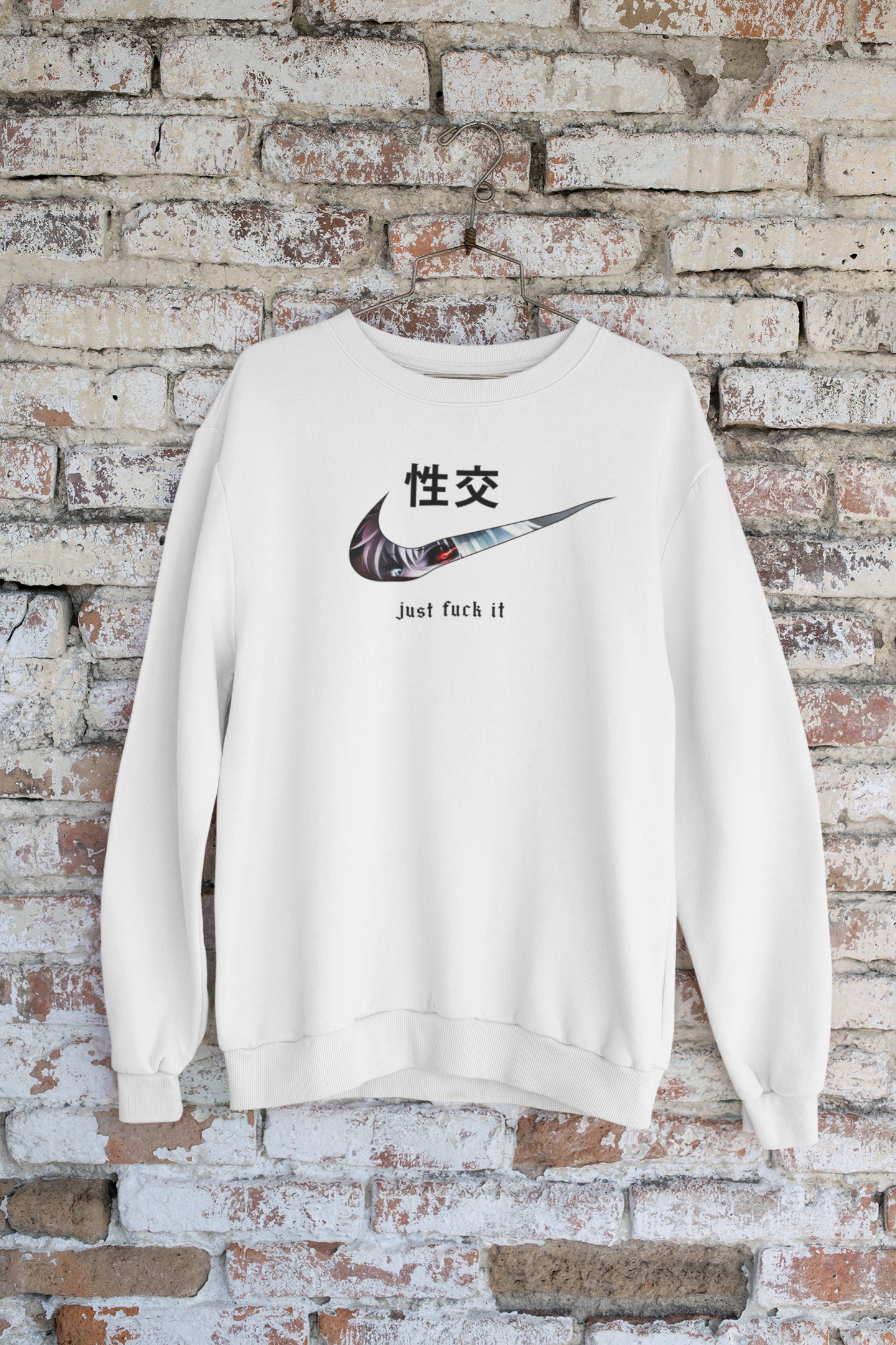 Unisex Nike Anime Crewneck Sweatshirt Tokyo Ghoul ästhetische | Etsy