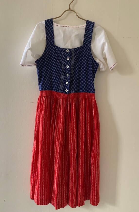 1970s Eastern European Dirndl Dress Size 42 (M)
