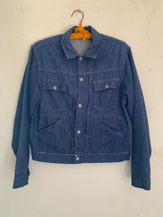 1950s J.C.P. Ranchcraft Western Selvedge Denim Jac
