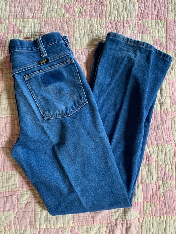 1970s Faded Wranglers Size 30”x32”