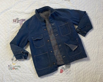 LC King Pointer Brand Denim Chore Coat 