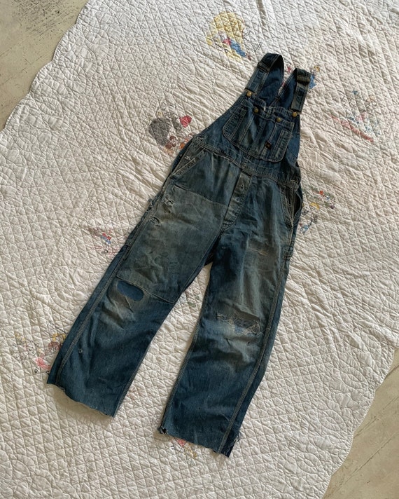 Vintage 1950s- 60s Big Smith Denim Bibs With Lots