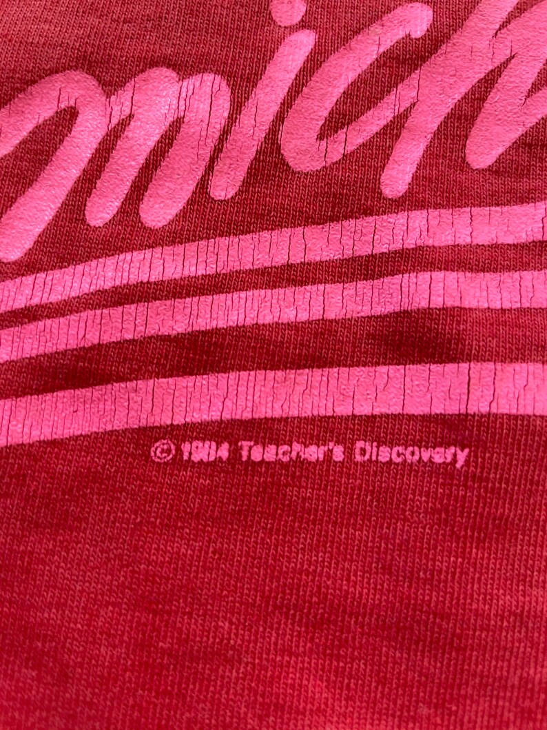 4 S Vintage Single Stitch Red And Black Tee Bundle