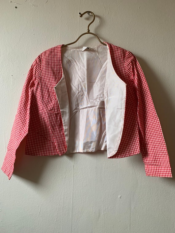 Vintage 1950s-1960s Gingham Sportscoat Size S