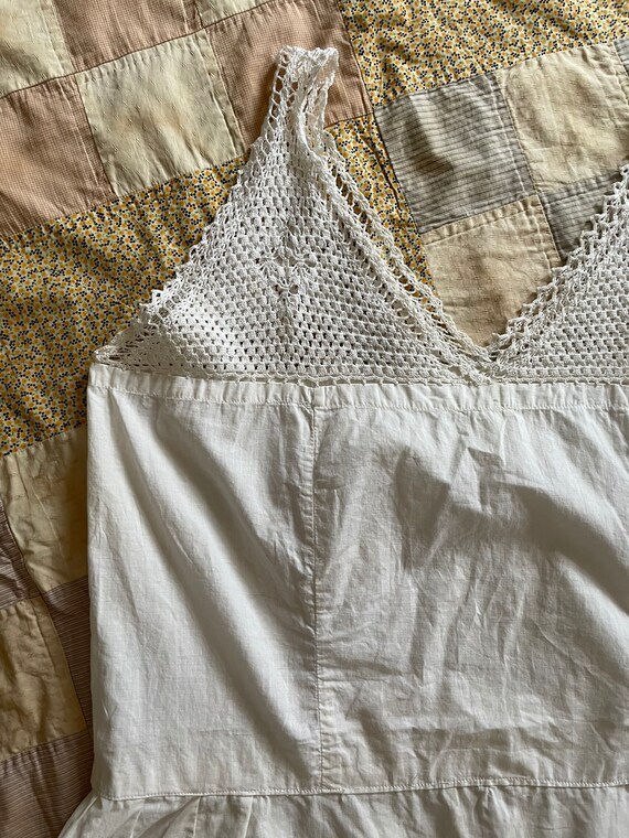Vintage 1930s - 1940s All Cotton Slip Size M/L