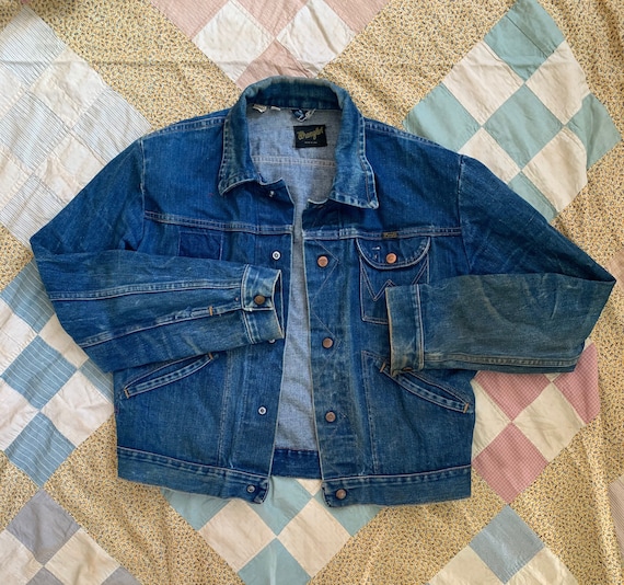 Vintage Blue Bell Wrangler Selvedge Denim Jacket S