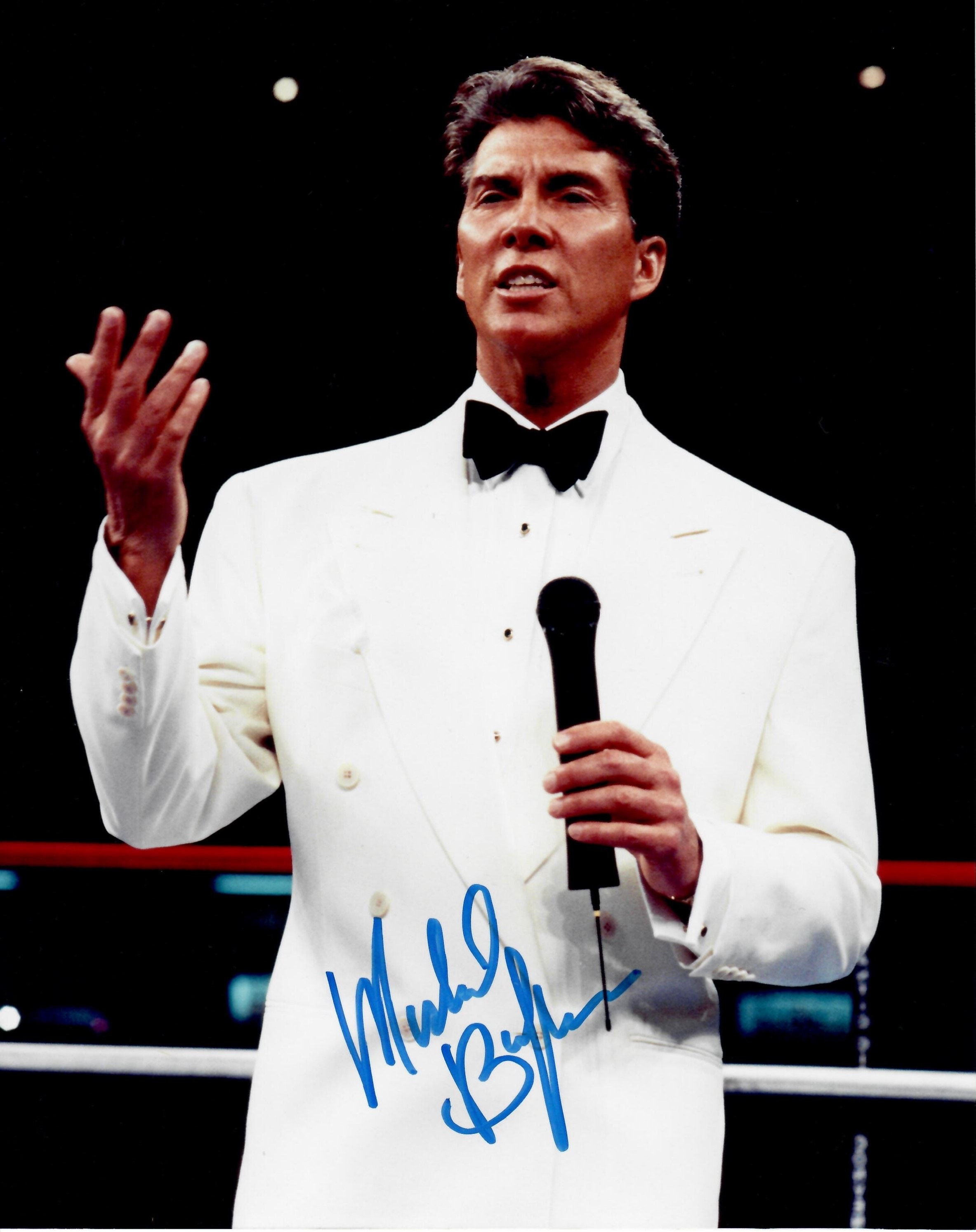 Michael Buffer Boxing Announcer Signed 8x10 Color Photo | Etsy 