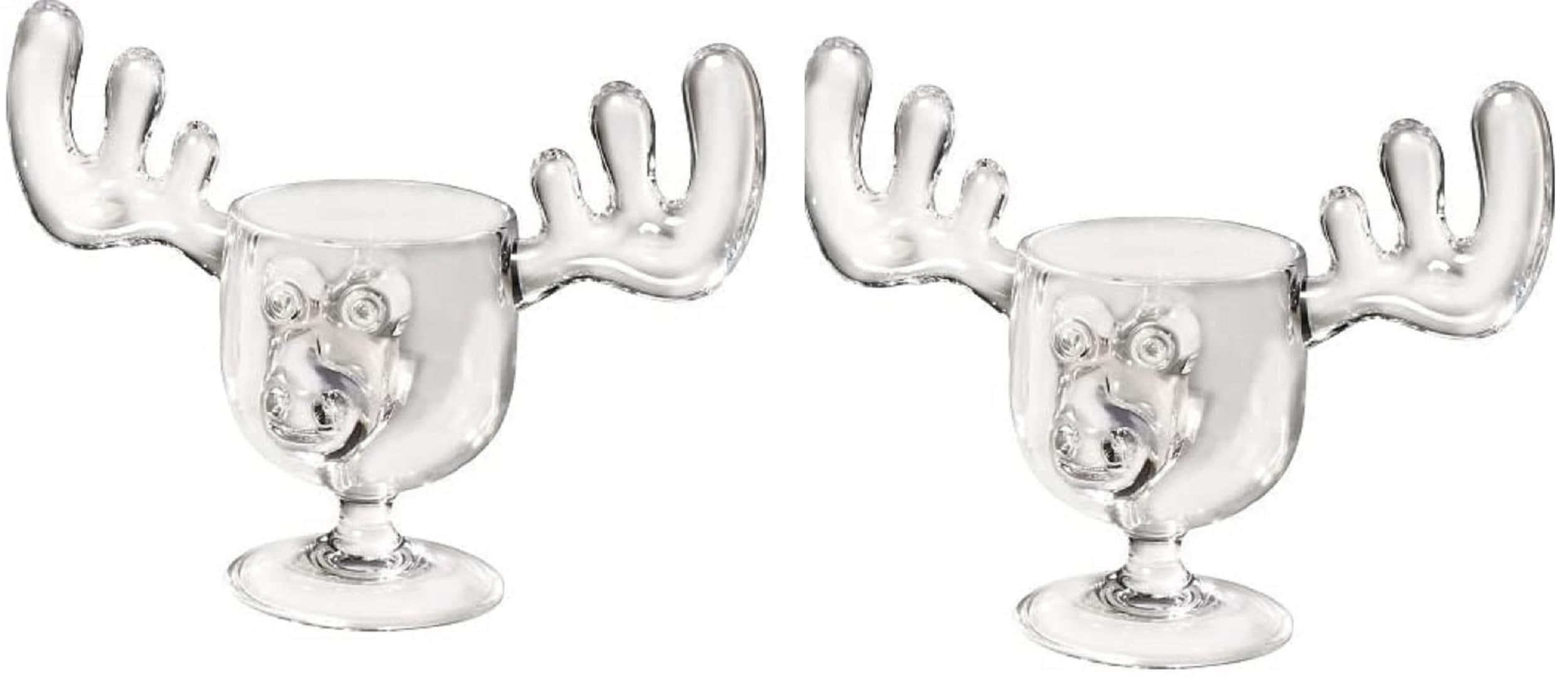 National Lampoon's Christmas Vacation Moose Acrylic Wineglasses, 2-Pack