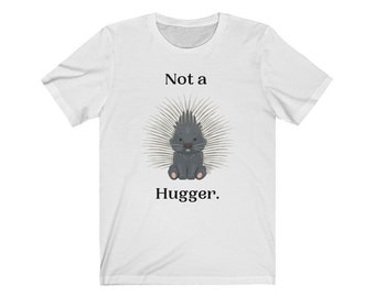 Animal M S XS XL L Porcupine Green Boys Hedgehog Graphic T-Shirt IML 
