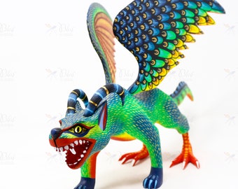 Alebrije Cangrejo II Talla de Madera Artesanal
