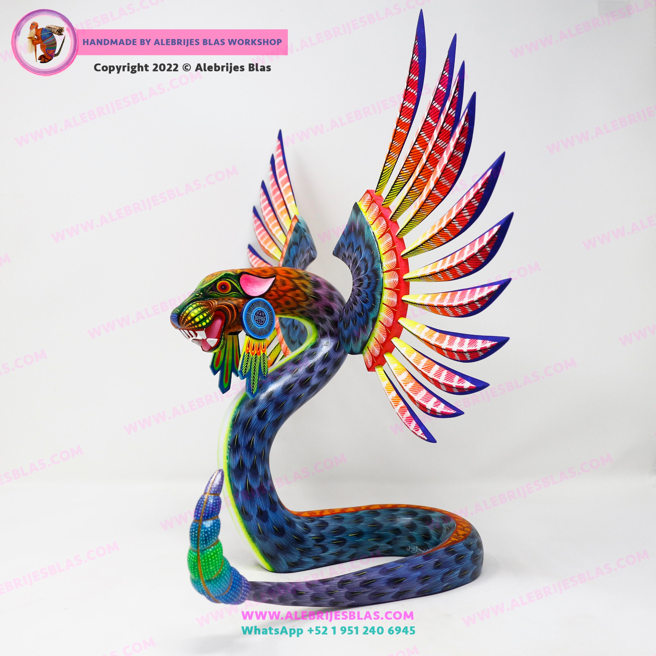 Alebrije Quetzalcóatl Serpiente Emplumada Tezcatlipoca 1 - Etsy México