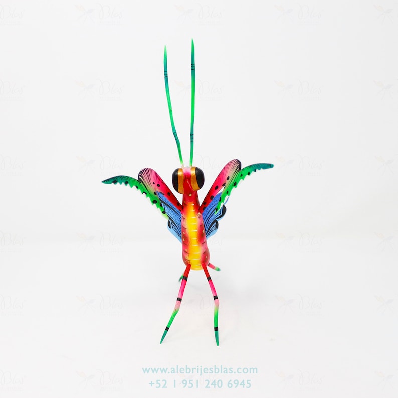 Alebrije Mantis Religiosa IX Mexican Art Decor