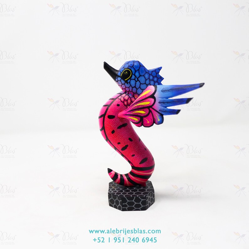 Alebrije Caballito de Mar X Mexican Folk Art