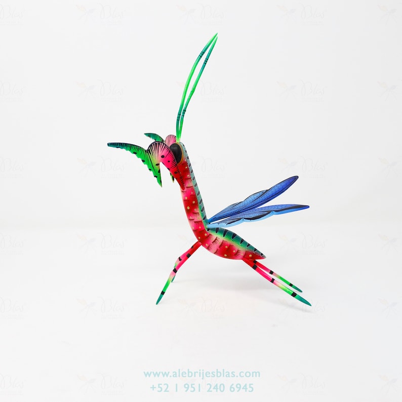 Alebrije Mantis Religiosa IX Mexican Art Decor
