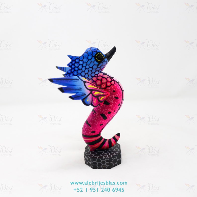 Alebrije Caballito de Mar X Mexican Folk Art
