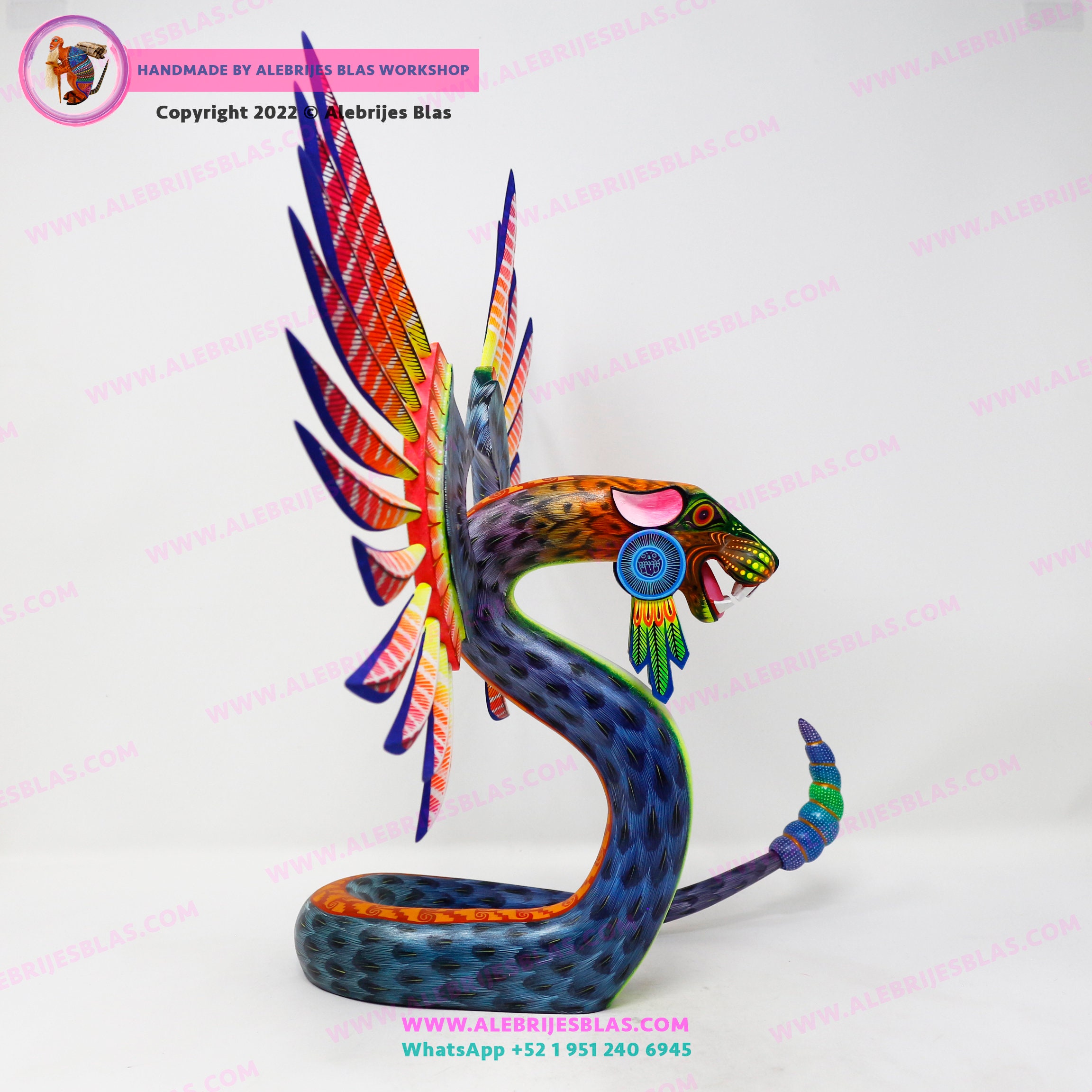 Alebrije Quetzalcóatl Serpiente Emplumada Tezcatlipoca 1 - Etsy México