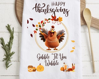 Thanksgiving Kitchen Towel Sublimation Designs | Thanksgiving Tea Towel Sublimation Designs | Funny Tea Towels | Thanksgiving Kitchen Towel