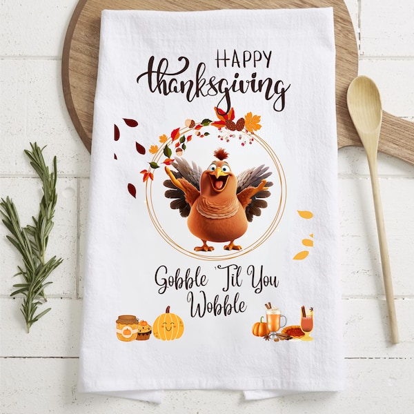 Thanksgiving Kitchen Towel Sublimation Designs | Thanksgiving Tea Towel Sublimation Designs | Funny Tea Towels | Thanksgiving Kitchen Towel