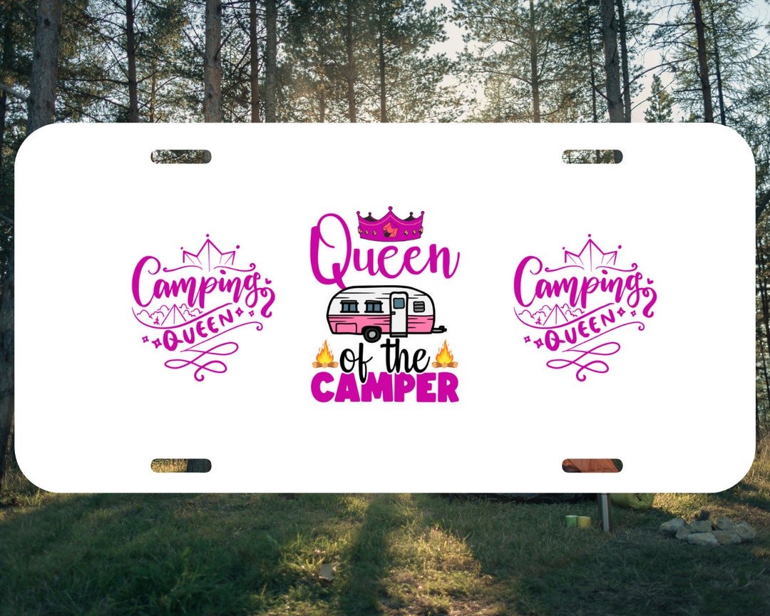 Camping License Plate PNG Camping Sublimation Design Camping Life License Plate PNG Camping Life