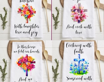 Christian Kitchen Towel Bundle Sublimation | Christian Kitchen Tea Towel  Sublimation Designs | Christian Tea Towels | Christian Kitchen PNG
