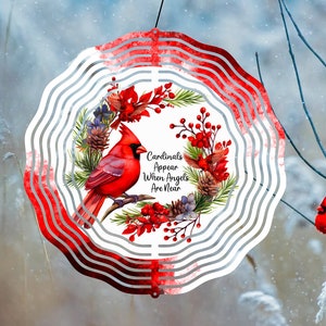 Roter Kardinal Windspiel PNG, Kardinal Windspiel Sublimation Design, Kardinal Engel Windspiel Sublimation | Kardinal Engel Gedicht