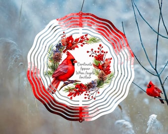 Roter Kardinal Windspiel PNG, Kardinal Windspiel Sublimation Design, Kardinal Engel Windspiel Sublimation | Kardinal Engel Gedicht