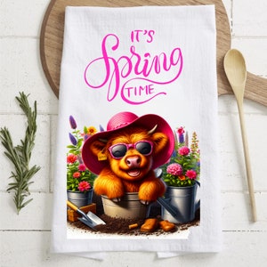 Easter Kitchen Towel Sublimation | Spring Kitchen Tea Towel Sublimation Designs | Spring Tea Towel png | Easter Kitchen Towel | Easter png