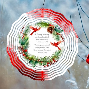 Cardinal Wind Spinner PNG, Cardinal Wind Spinner Sublimation Design, Cardinal Wind Spinner Sublimation Template | Red Cardinal Spinner