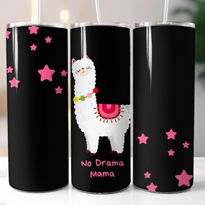 Llama Tumbler Wrap | Llama Sublimation | Seamless Llama Tumbler Wrap | Llama Tumbler PNG | Skinny Tumbler | Llama Sublimation Design