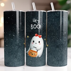Halloween Becher Sublimation Designs: Hey Boo, Happy Halloween Becher Designs | Becher Designs | Halloween Becher | Sublimationsdesigns