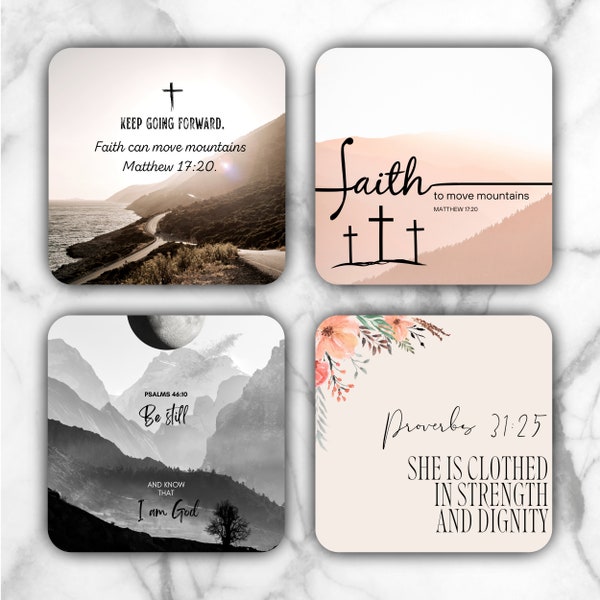 Christian Coaster PNG | Coaster PNG Images | Square Coaster PNG | Round Coaster Png | Printable Tag Cards | Christian png Sublimation